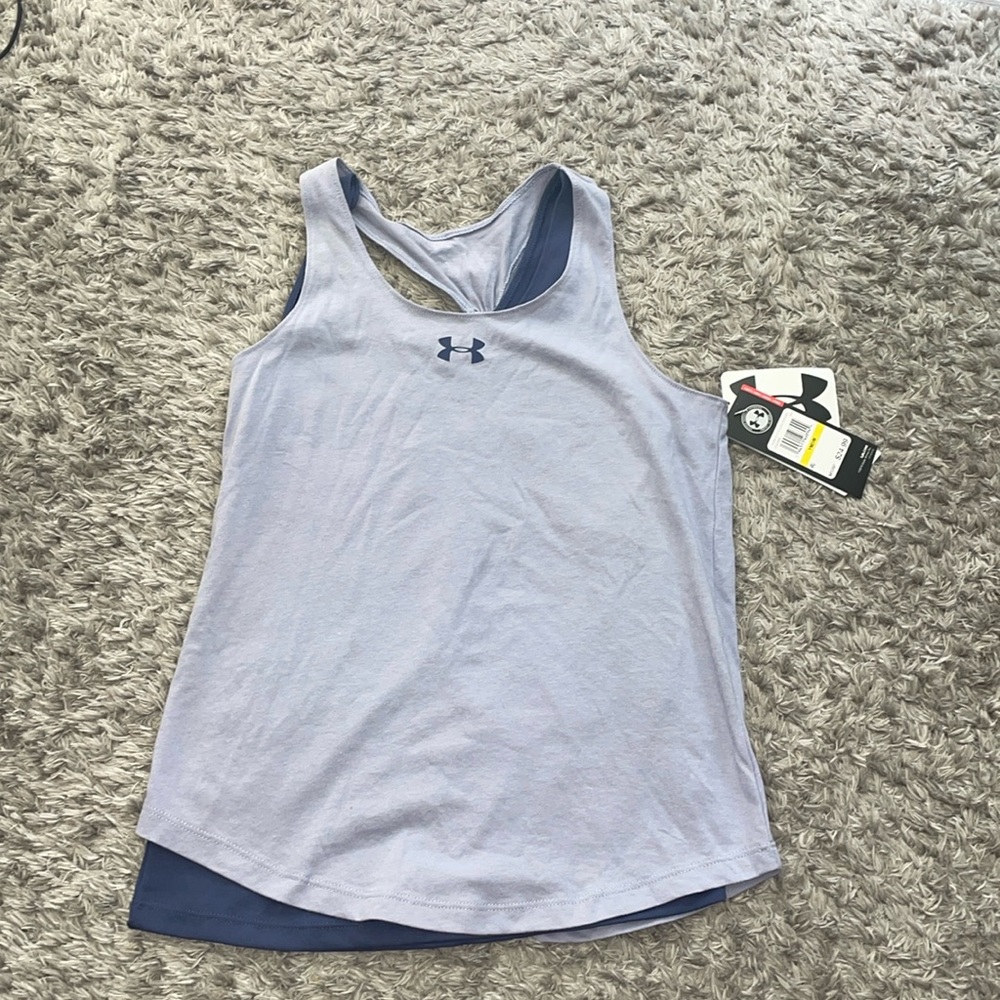 Under arms girls tank NWT youth medium